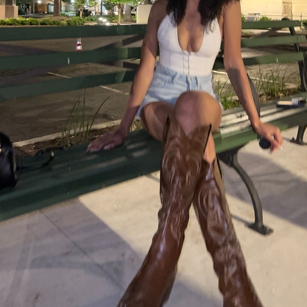 Brown Western Cowboy Boots
